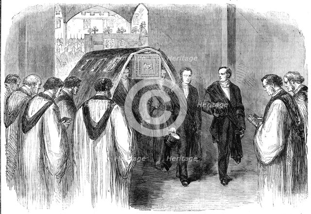 The Funeral of His Late Royal Highness the Prince Consort: reception of the body of the..., 1861. Creator: Unknown.