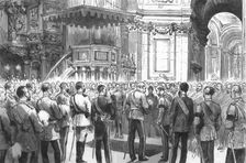 'The Funeral of Lord Napier of Magdala; The Ceremony in St. Paul's Cathedral 1890. Creator: Unknown