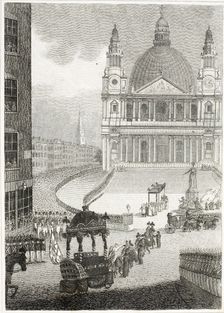 The Funeral of Lord Nelson, on 9th January 1806, 1815