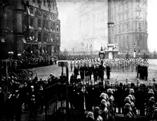 The Funeral of Mr. Gladstone: ...chief mourners, ...private secretaries and physicians, 1898. Creator: SB Bolas & Co