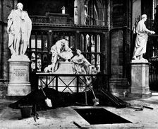 The Funeral of Mr. Gladstone: grave of Mr. Gladstone in the North Transept, Westminster Abbey, 1898. Creator: SB Bolas & Co