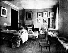 The Funeral of Mr. Gladstone: the room in which Mr. Gladstone died, 1898. Creator: George Watmough Webster & Son