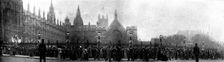 The Funeral of Mr. Gladstone: the scene outside Westminster Hall on Thursday, May 26, 1898. Creator: Unknown