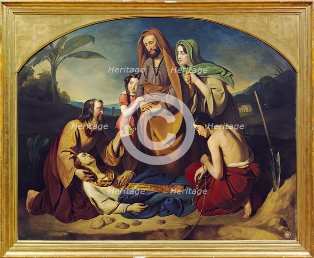 The Funeral of Saint Stephen, 1835. Creator: Adam Brenner.