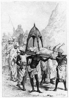 The funeral of Sinbad's wife, 19th century