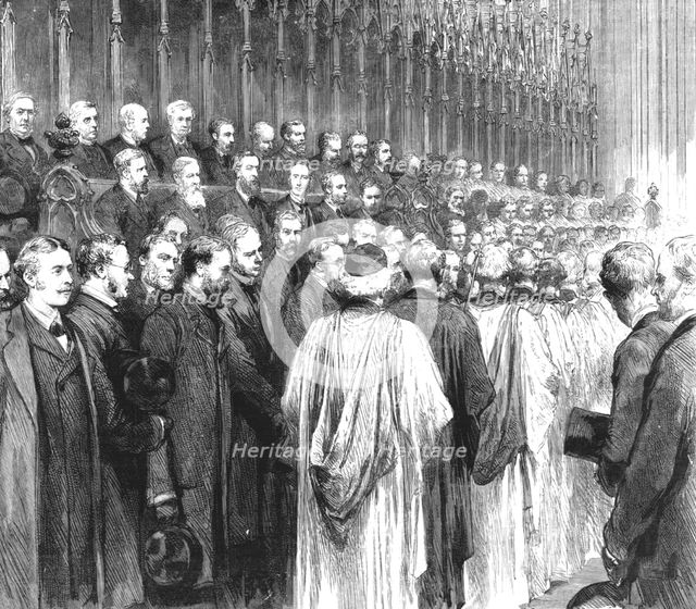 'The Funeral of the Late Right Hon. W.H.Smith held at Westminster Abbey; The Procession...', 1891. Creator: Unknown.