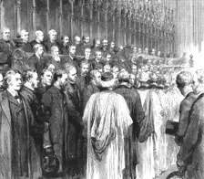 The Funeral of the Late Right Hon. W.H.Smith held at Westminster Abbey; The Procession... 1891. Creator: Unknown