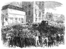 The Funeral of Victor Noir at Neuilly, 1870. Creator: Unknown