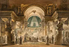 The Funeral Procession of Agamemnon, 1787. Creator: Louis Jean Desprez