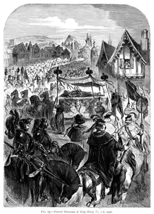 The funeral procession of King Henry V, 1422