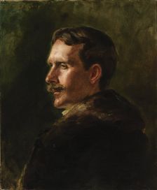 The Fur Coat, ca. 1898. Creator: Alice Pike Barney