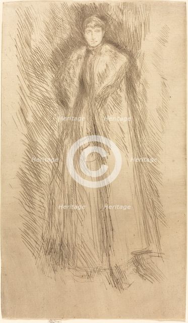 The Fur Cloak. Creator: James Abbott McNeill Whistler.