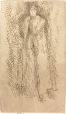 The Fur Cloak. Creator: James Abbott McNeill Whistler