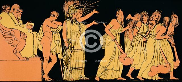 'The Furies Departing', 1880. Artist: Flaxman.