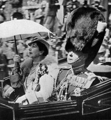 The future King Edward VII (1894-1972) and Queen Maud of Norway (1869-1938), 1935