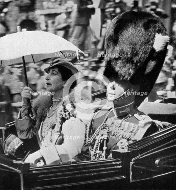 The future King Edward VII (1894-1972) and Queen Maud of Norway (1869-1938), 1935. Artist: Unknown