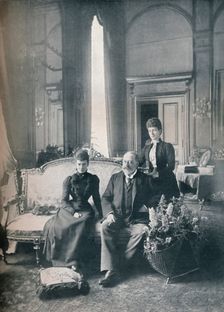 The future King Edward VII and Queen Alexandra in Denmark, 1900 (1911). Creator: Mary Steen