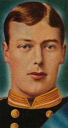 The future King George V when he was a Sub-Lieutenant in the Royal Navy, c1880s (1935)