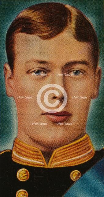 The future King George V when he was a Sub-Lieutenant in the Royal Navy, c1880s (1935). Artist: Unknown.