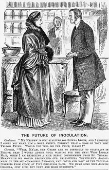 The Future of Inoculation 1881. Creator: Unknown
