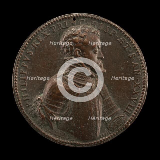 The Future Philip II of Spain as King Consort of England [obverse], 1555. Creator: Jacopo da Trezzo.