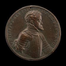 The Future Philip II of Spain as King Consort of England [obverse], 1555. Creator: Jacopo da Trezzo