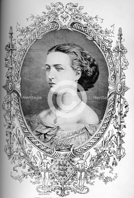 The future Queen Alexandra at the time of her marriage, c1863 (1910). Creator: Unknown.