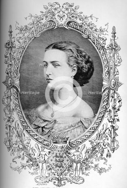 The future Queen Alexandra at the time of her marriage, c1863 (1910). Creator: Unknown.