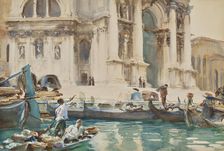 The Façade of La Salute, Venice, c1903. Creator: Sargent, John Singer (1856-1925)