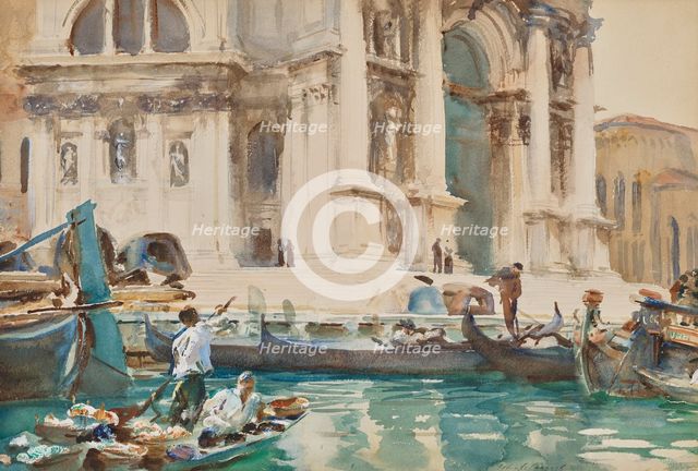 The Façade of La Salute, Venice, c1903. Creator: Sargent, John Singer (1856-1925).