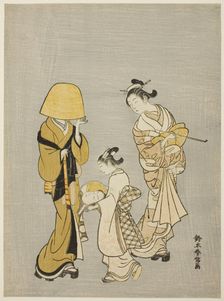 The Face in the Mirror, 1766. Creator: Suzuki Harunobu