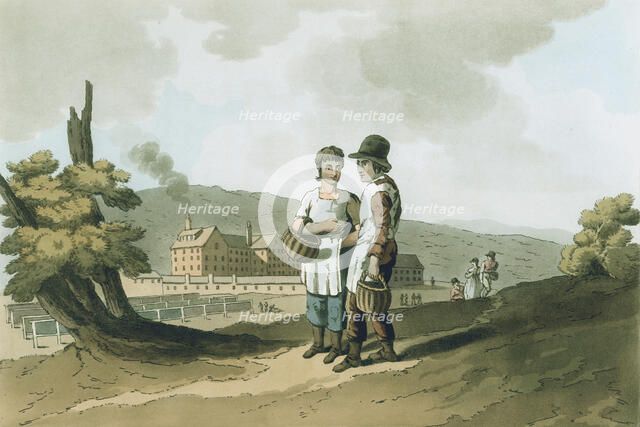 'The Factory Children', 1814. Artist: George Walker of Seacroft