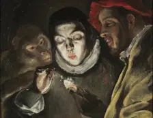 The Fable, c. 1580. Artist: El Greco, Dominico (1541-1614)