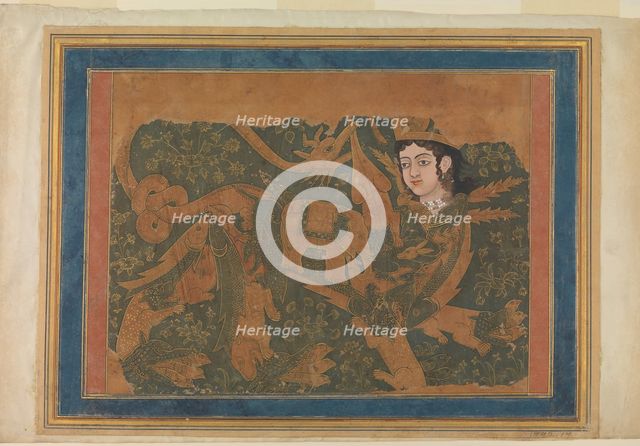 The Fabulous Creature Buraq, ca. 1660-80. Creator: Unknown.