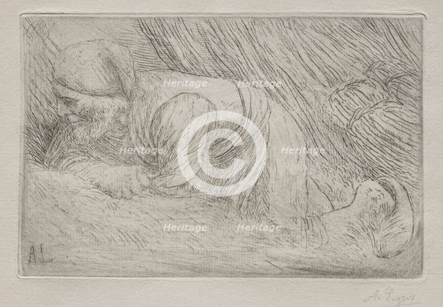 The Fagot Gatherers. Creator: Alphonse Legros (French, 1837-1911).