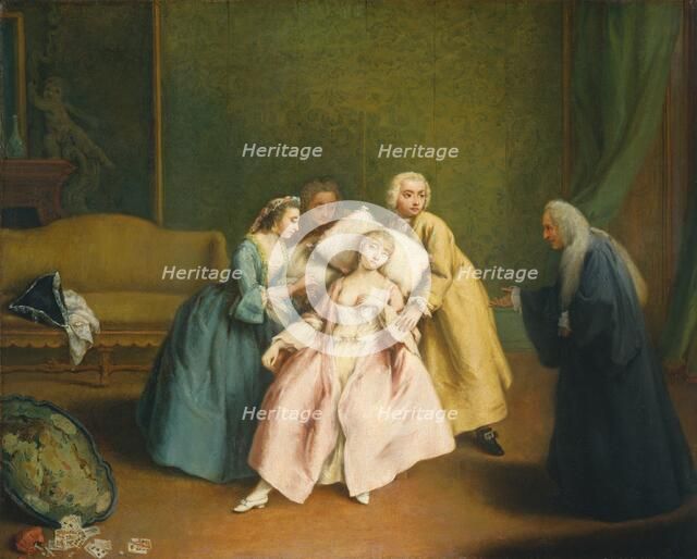 The Faint, c. 1744. Creator: Pietro Longhi.
