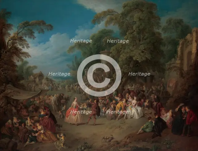 The Fair at Bezons, ca. 1733. Creator: Jean-Baptiste Pater.