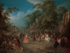 The Fair at Bezons, ca. 1733. Creator: Jean-Baptiste Pater