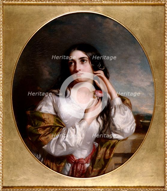'The Fair Friend', c1840. Artist: Charles Baxter