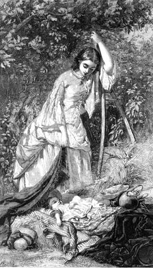 "The Fair Haymaker", by G. E. Hicks, in Morby's Collection, Cornhill, 1862. Creator: W Thomas