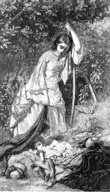 "The Fair Haymaker", by G. E. Hicks, in Morby's Collection, Cornhill, 1862. Creator: W Thomas