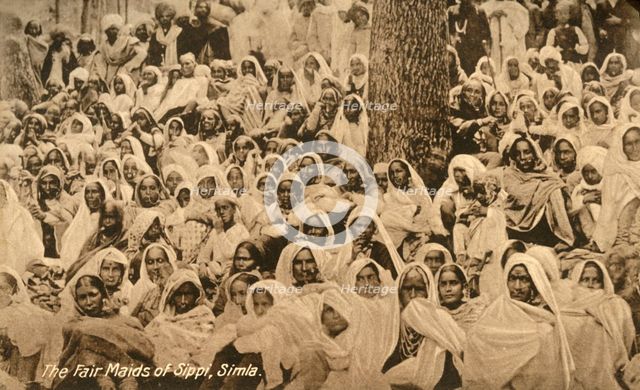 'The Fair Maids of Sippi, Simla', c1918-c1939. Creator: Unknown.