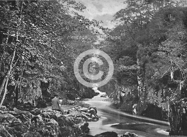 'The Fairy Glen, Bettws-Y-Coed', c1896. Artist: I Slater.