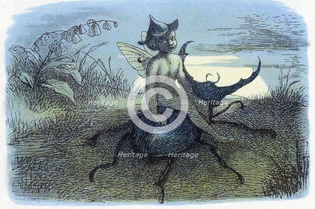 The Fairy Queen's Messenger, c1870. Artist: Richard Doyle