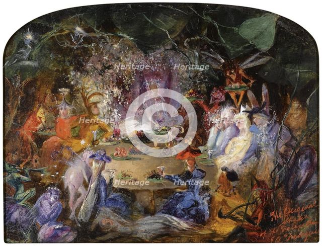 The Fairy's Banquet, c. 1858. Artist: Fitzgerald, John Anster (1832-1906)