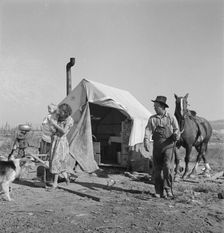 The Fairbanks home (FSA), Willow Creek area, Malheur County, Oregon, 1939. Creator: Dorothea Lange