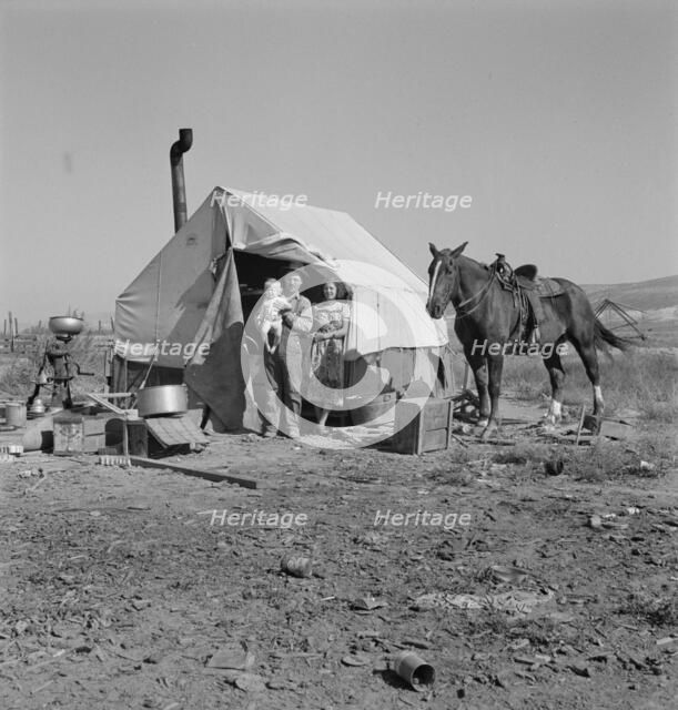The Fairbanks home (FSA), Willow Creek area, Malheur County, Oregon, 1939. Creator: Dorothea Lange.