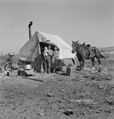The Fairbanks home (FSA), Willow Creek area, Malheur County, Oregon, 1939. Creator: Dorothea Lange