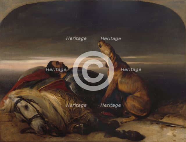 The Faithful Hound, c1830. Creator: Edwin Henry Landseer.
