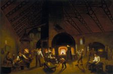 The Falcon Glassworks c1840. Creator: Unknown